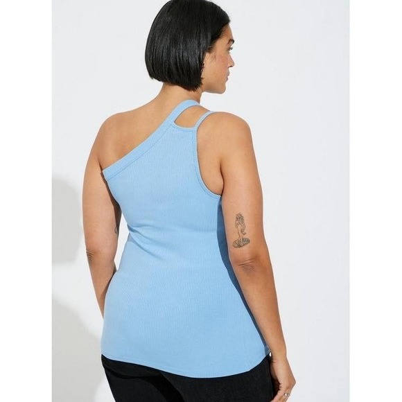 NWT Torrid Everyday‎ Rib One Shoulder Cut Out Cami 1X - Picture 3 of 11